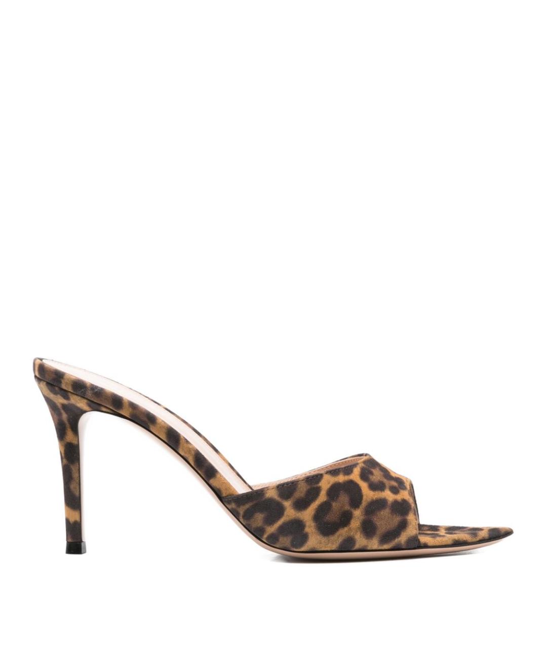 GIANVITO ROSSI Мульти кожаные мюли, фото 1