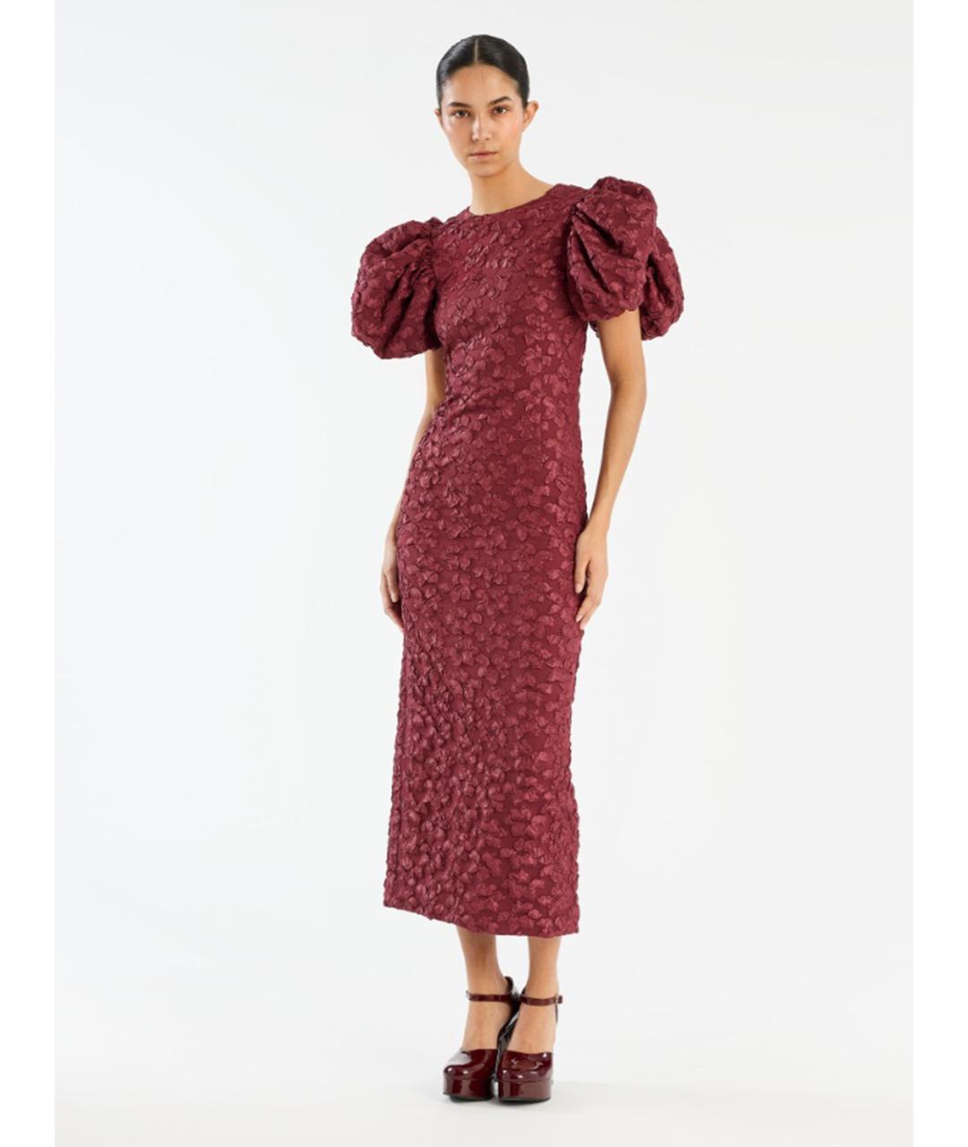 ROTATE Красное полиэстеровое вечернее платье, фото 3