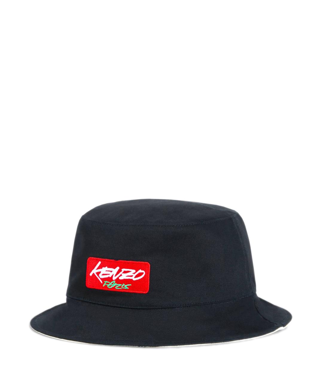 KENZO Черная хлопковая шляпа, фото 1