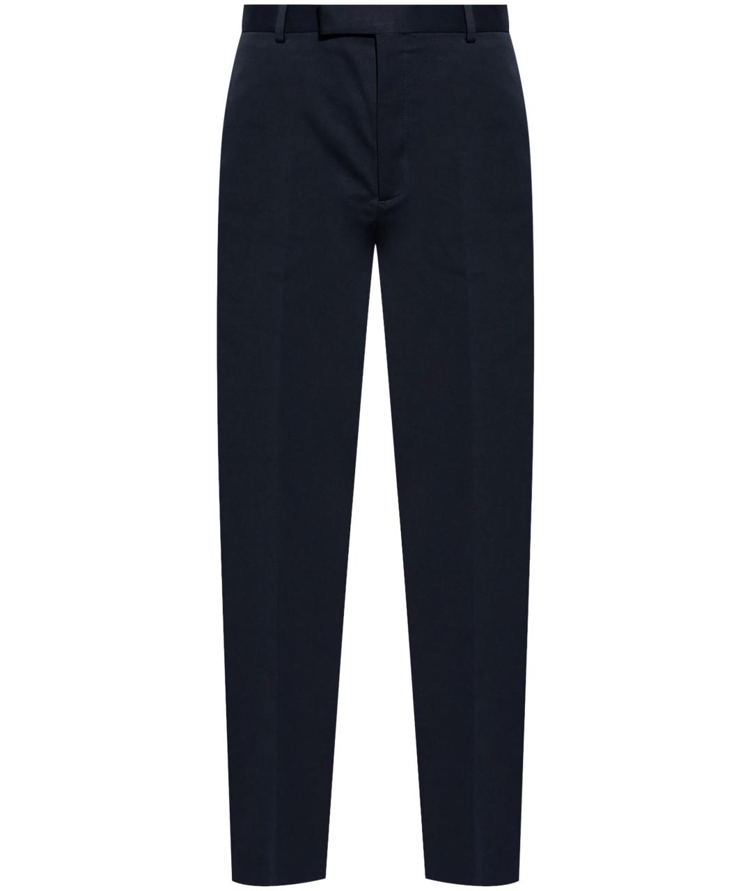 GUCCI Темно-синие хлопковые повседневные брюки, фото 2