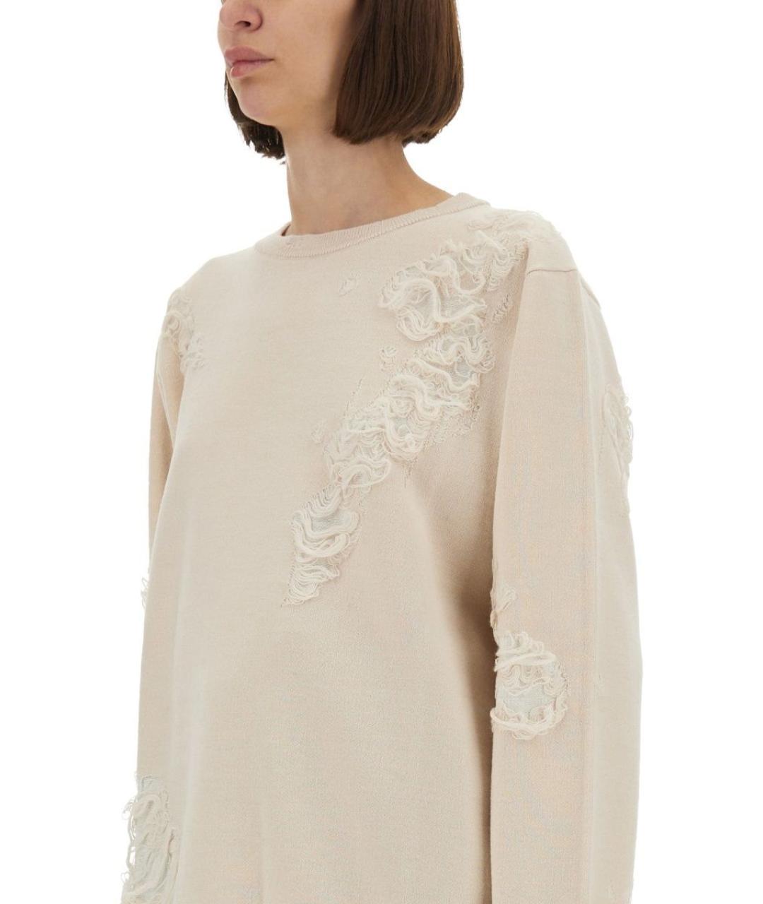 MM6 MAISON MARGIELA Белый шерстяной джемпер / свитер, фото 5