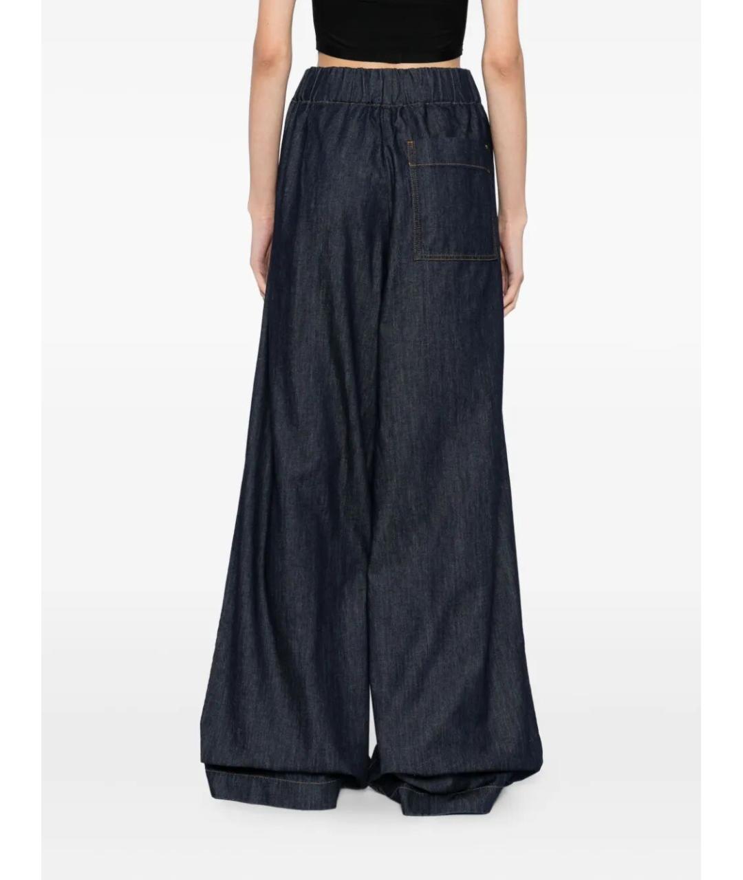DRIES VAN NOTEN Синие деним брюки широкие, фото 2