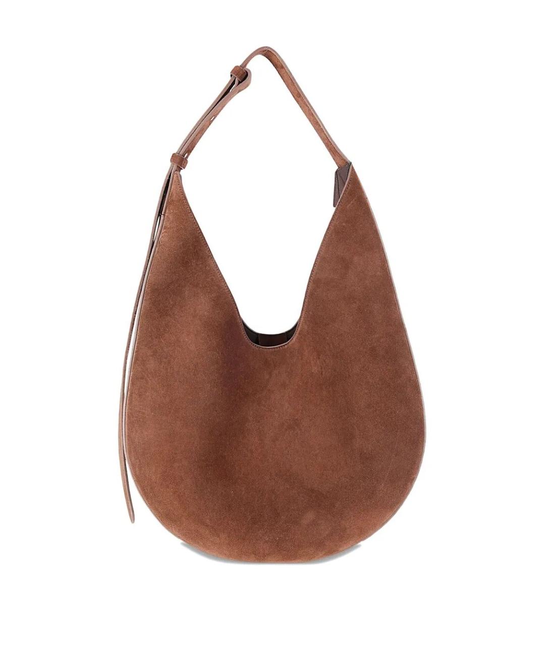 AESTHER EKME Коричневая замшевая сумка через плечо, фото 3