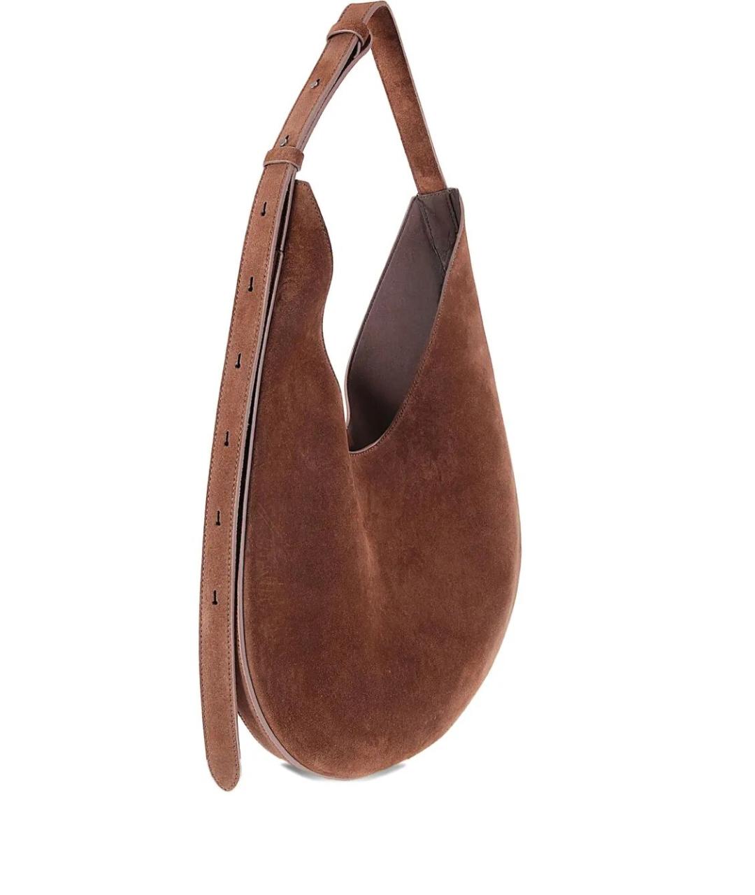 AESTHER EKME Коричневая замшевая сумка через плечо, фото 2