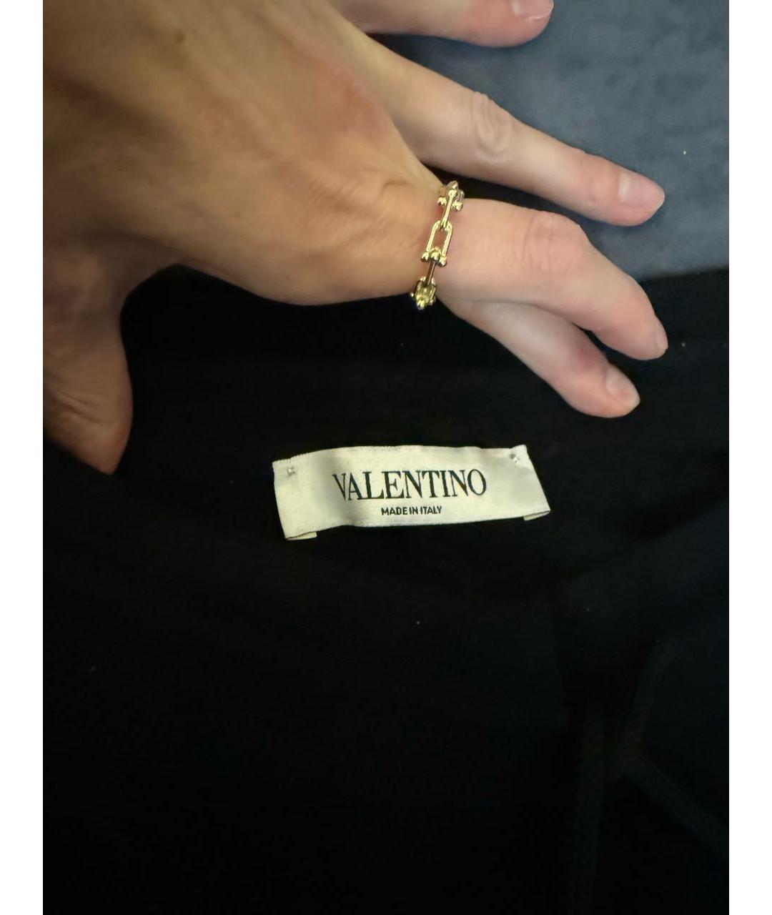 VALENTINO Черные кашемировые прямые брюки, фото 7