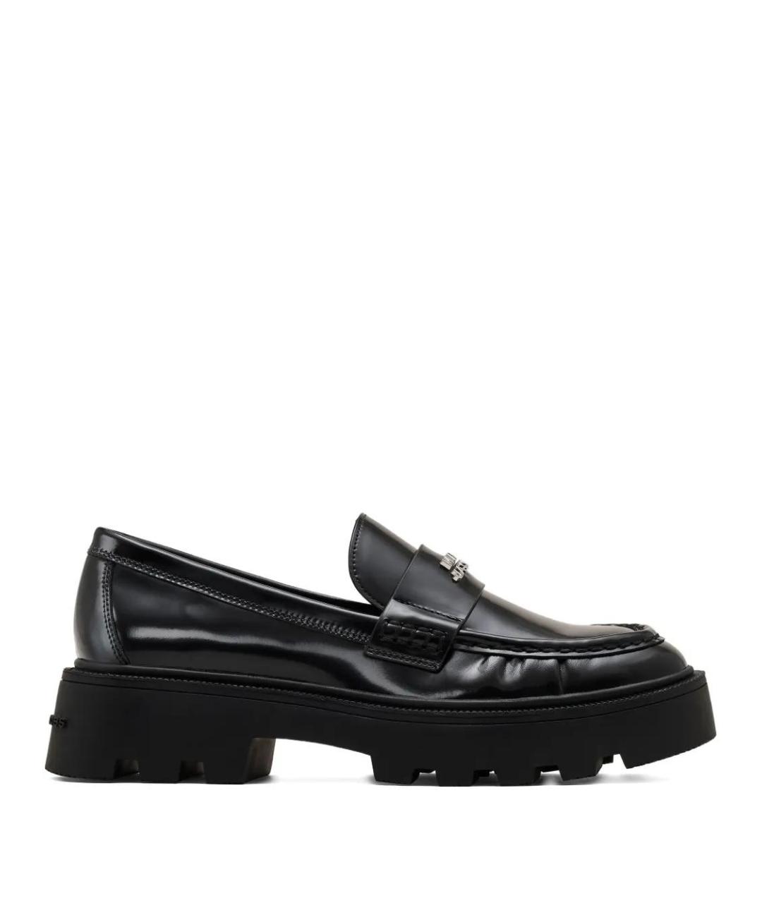 MARC JACOBS Черные кожаные лоферы, фото 1