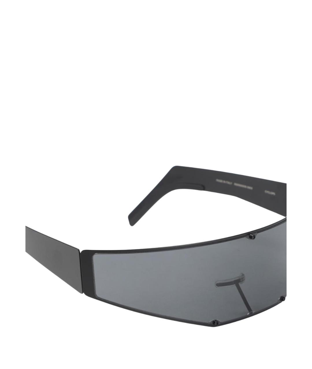 RICK OWENS Черные солнцезащитные очки, фото 3