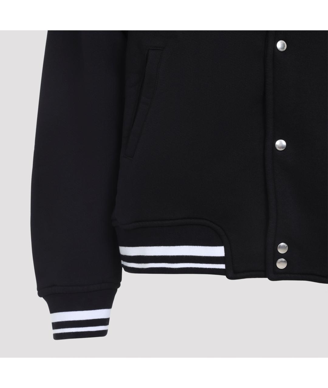 OFF-WHITE Черная хлопковая куртка, фото 3