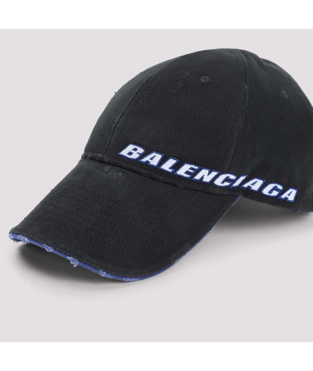 BALENCIAGA Черная хлопковая кепка/бейсболка, фото 3