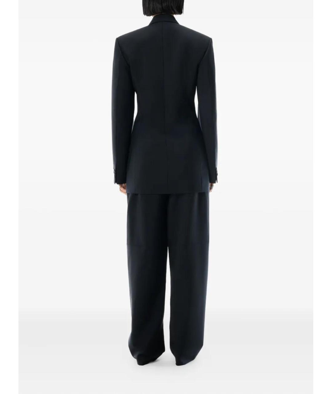 ALEXANDER WANG Черное шерстяное коктейльное платье, фото 4