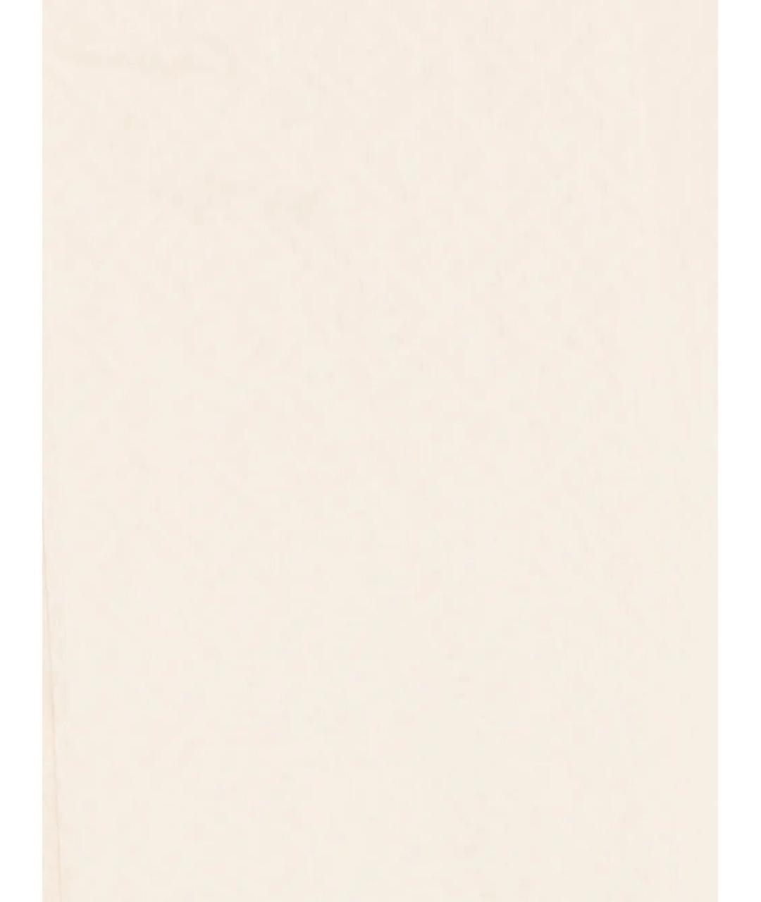 FENDI Бежевый хлопковый шарф, фото 2