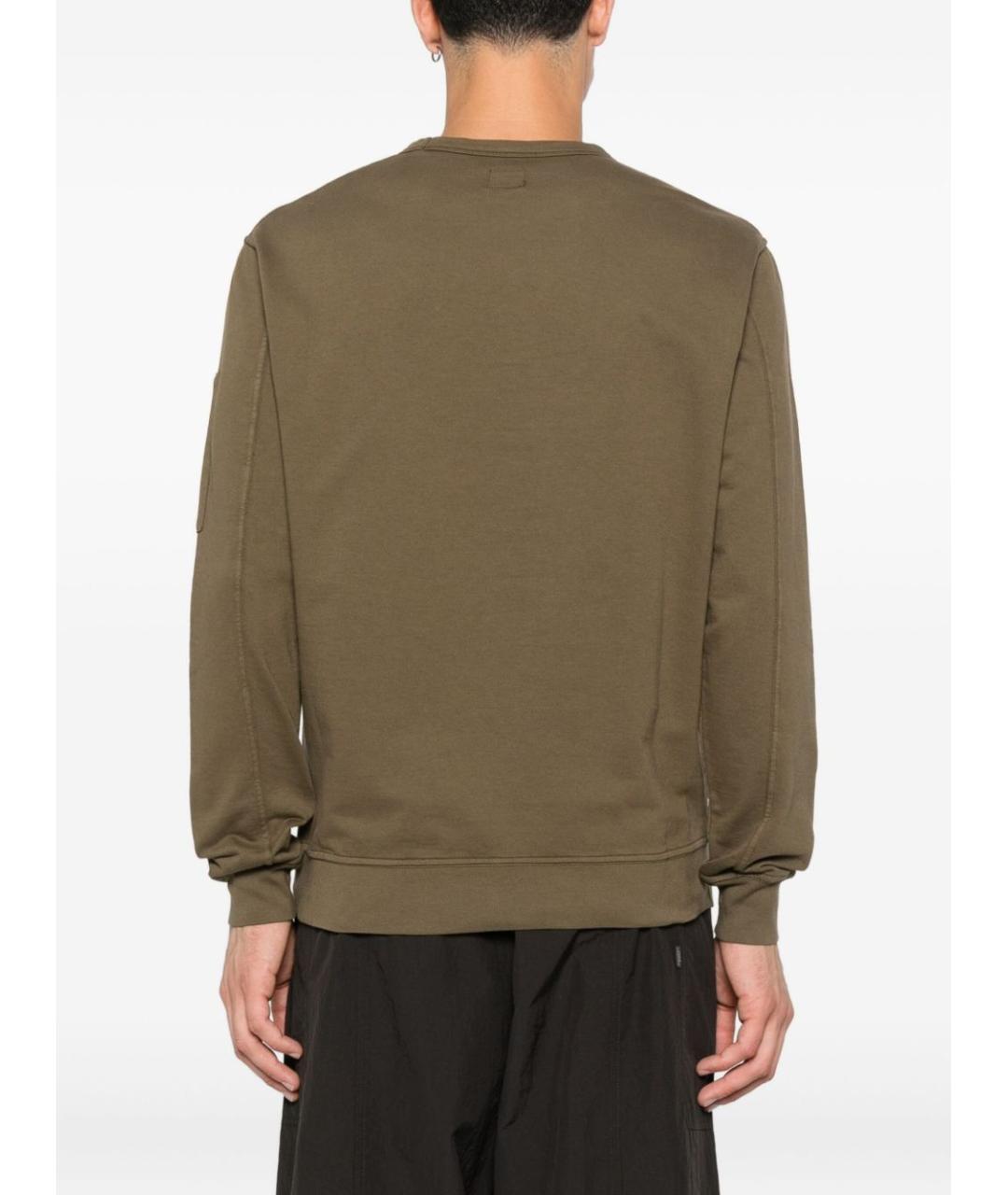 CP COMPANY Зеленый хлопковый джемпер / свитер, фото 2