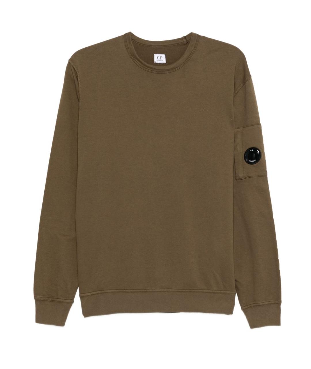 CP COMPANY Зеленый хлопковый джемпер / свитер, фото 1