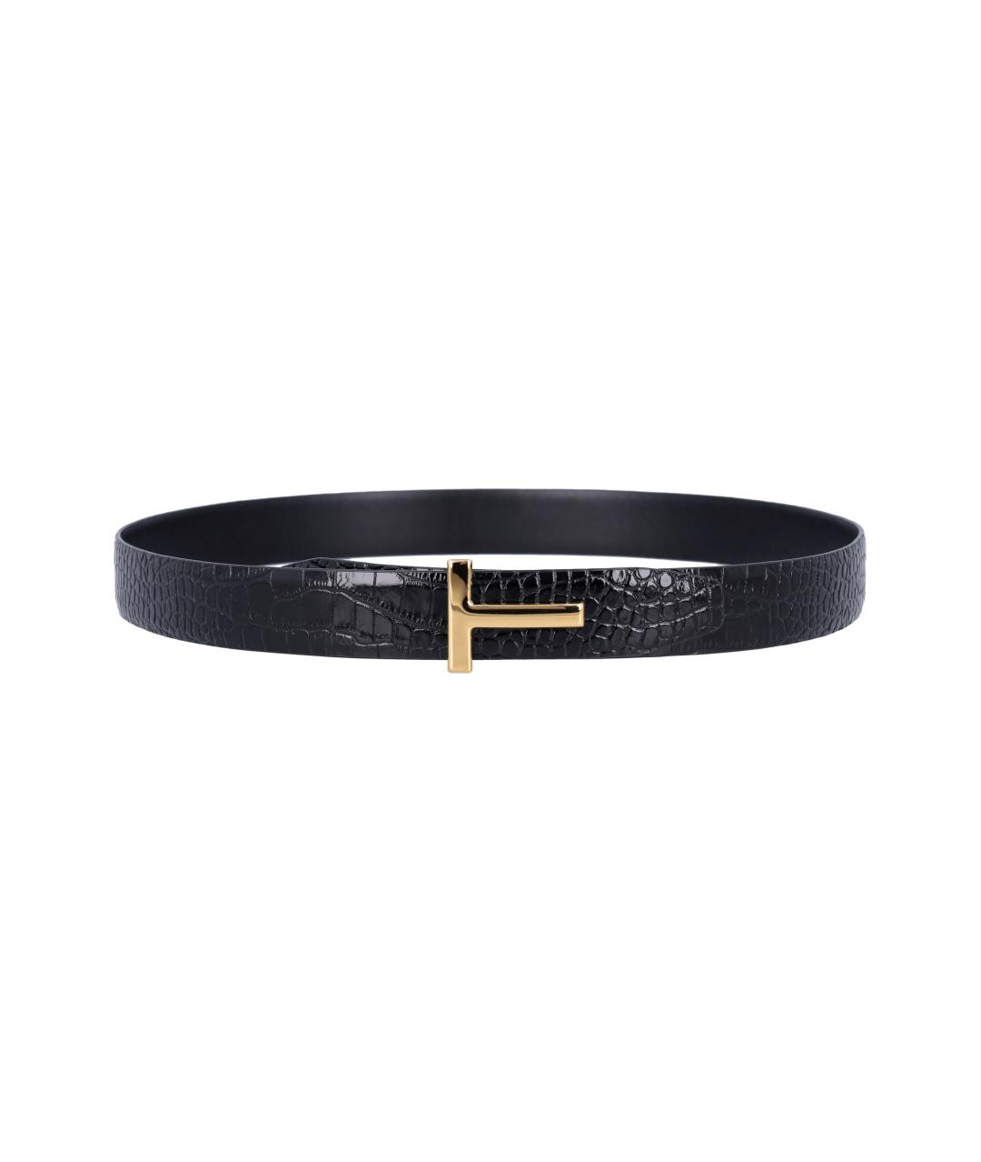 TOM FORD Черный ремень, фото 2