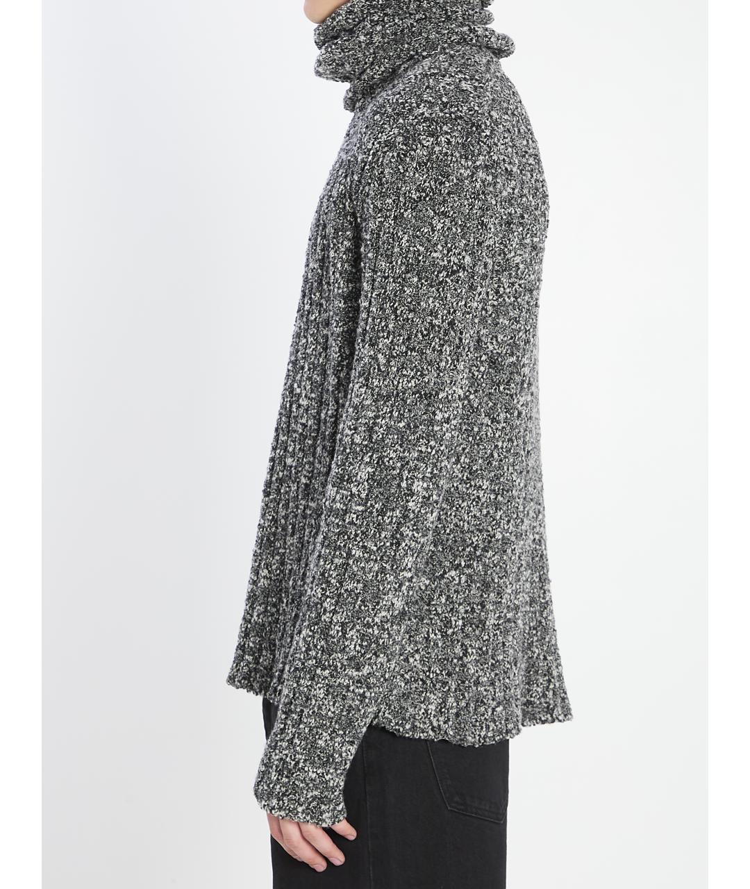 DOLCE&GABBANA Серый шерстяной джемпер / свитер, фото 4