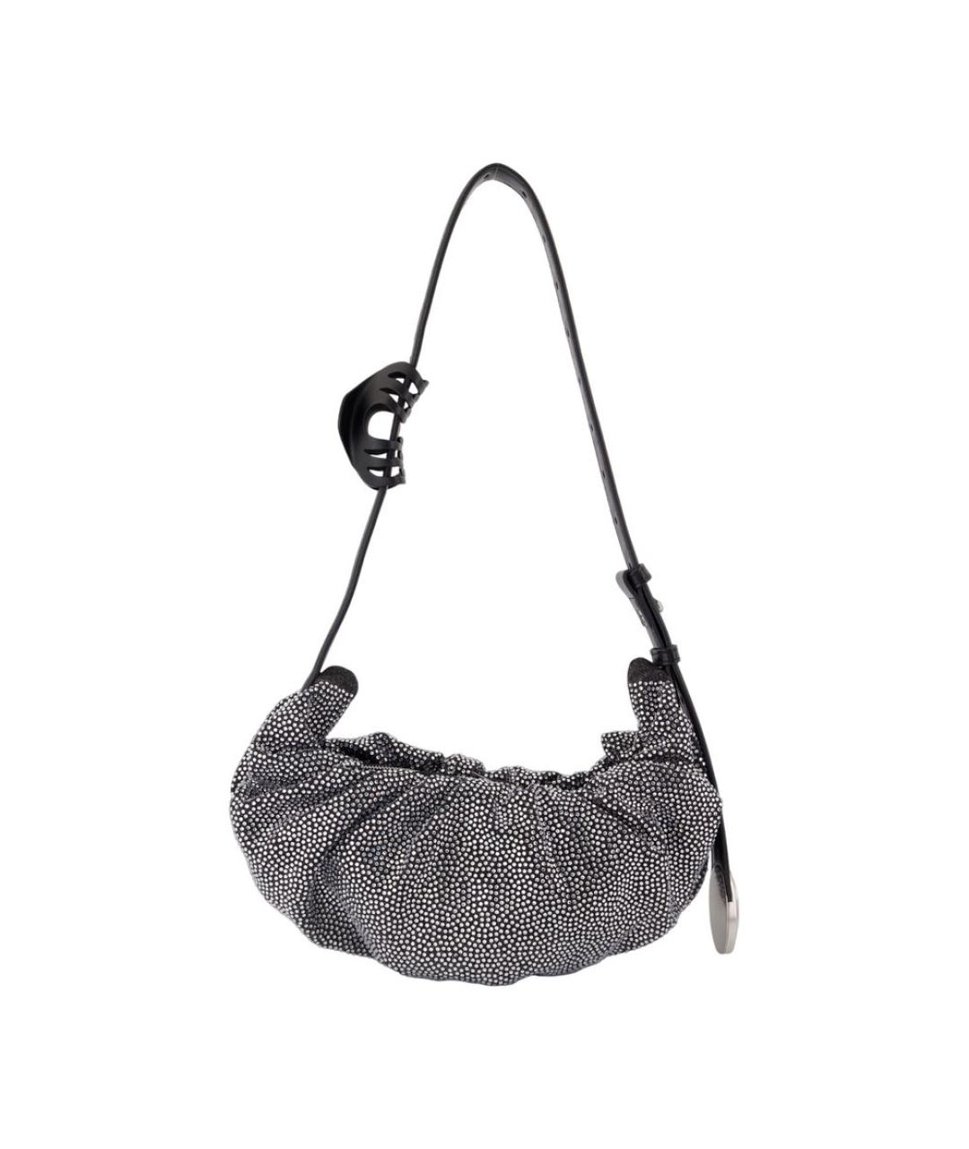 DIESEL Серая хлопковая сумка с короткими ручками, фото 1