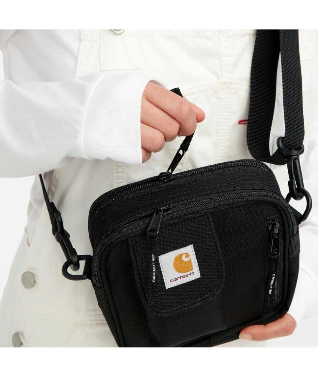CARHARTT WIP Черная синтетическая сумка на плечо, фото 5