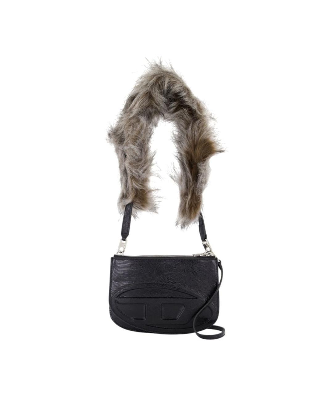 DIESEL Черная сумка через плечо, фото 1