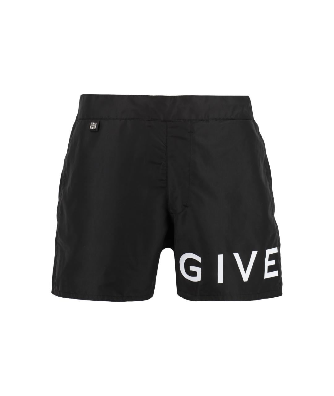GIVENCHY Черные полиэстеровые плавки, фото 1