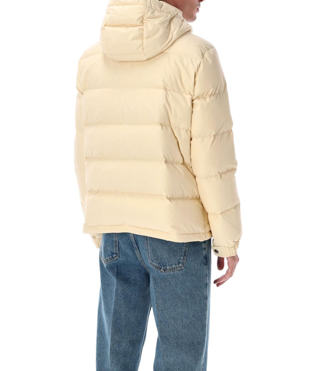 VALENTINO Бежевая полиамидовая куртка, фото 3