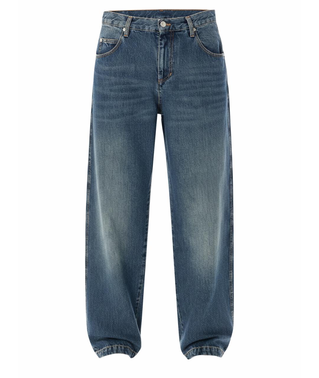 ISABEL MARANT Синие хлопковые повседневные брюки, фото 1