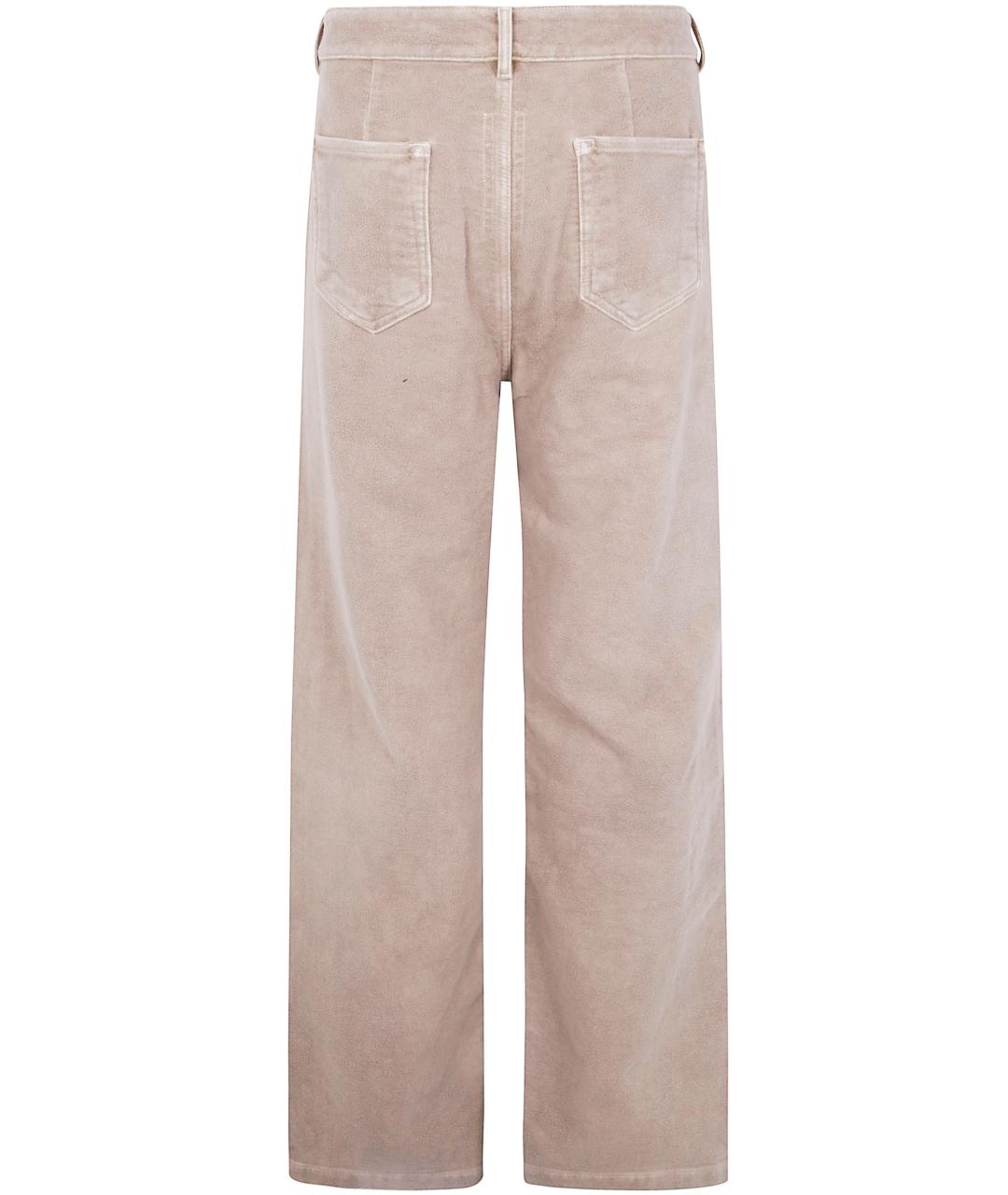 RICK OWENS DRKSHDW Серые хлопковые повседневные брюки, фото 2
