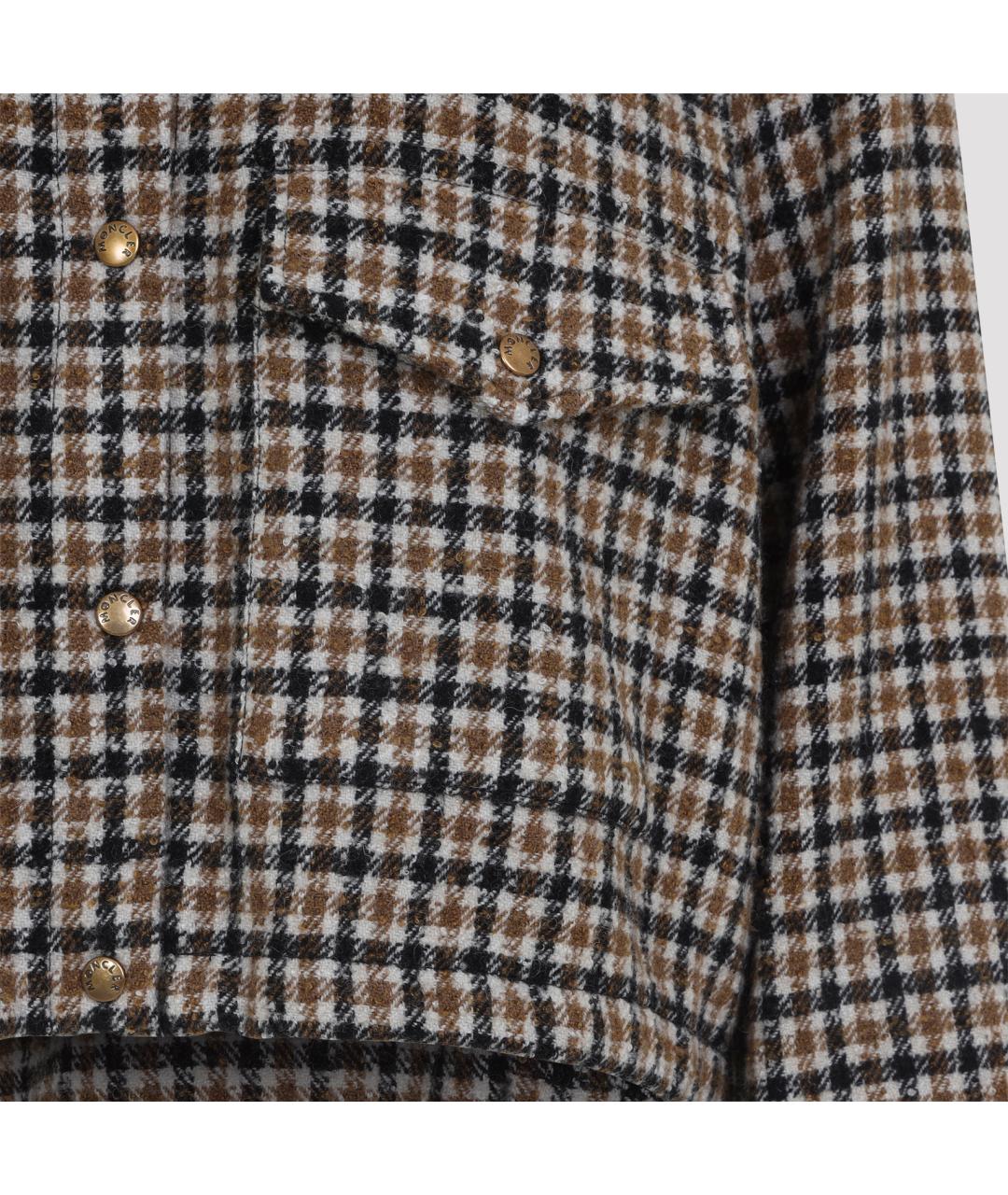 MONCLER Мульти шерстяная рубашка, фото 5