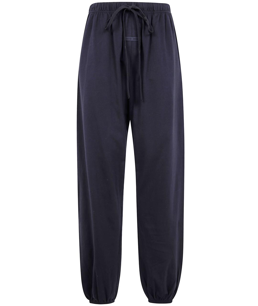 FEAR OF GOD ESSENTIALS Черные хлопковые прямые брюки, фото 1