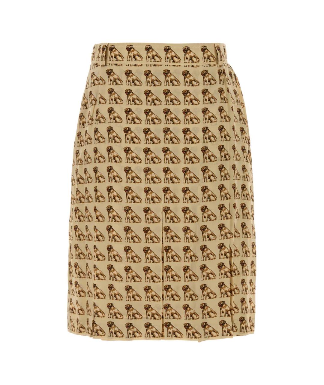 VALENTINO Мульти шелковая юбка миди, фото 2