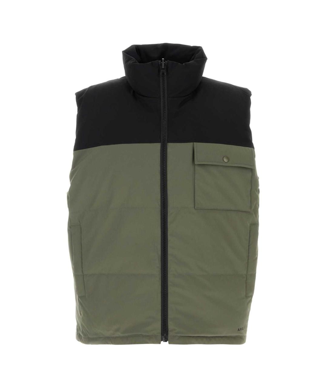 A.P.C. Зеленый полиэстеровый жилет, фото 1