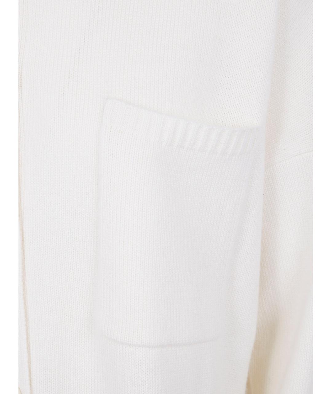 MAX MARA Белая хлопковая рубашка, фото 3