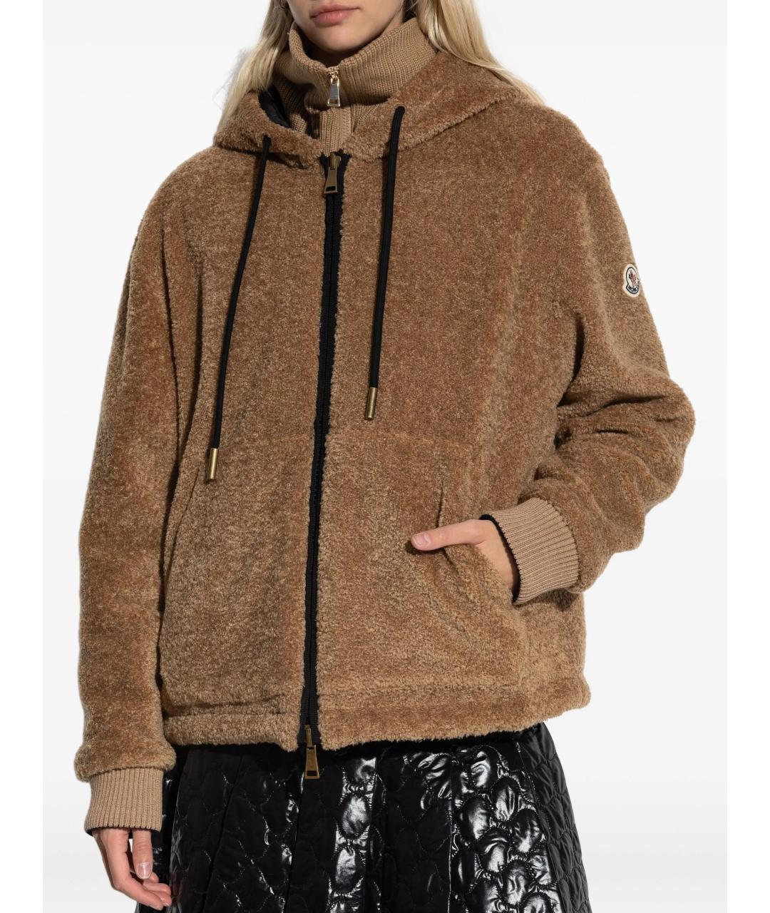 MONCLER Коричневая куртка, фото 3