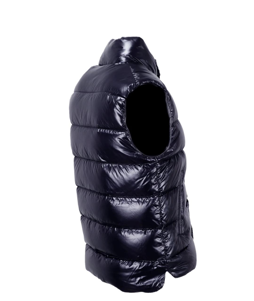 MONCLER Синий полиамидовый жилет, фото 3
