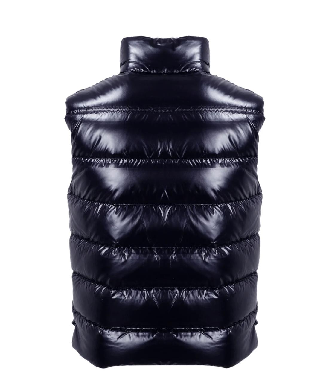 MONCLER Синий полиамидовый жилет, фото 2