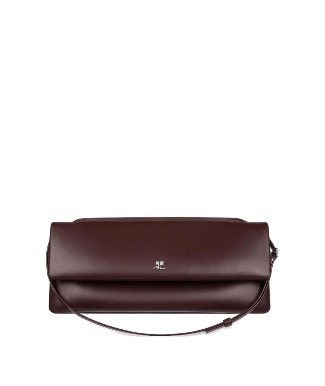 COURREGES Бордовый кожаный кошелек, фото 5