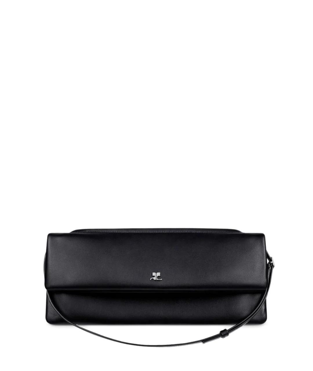 COURREGES Черный кожаный кошелек, фото 1