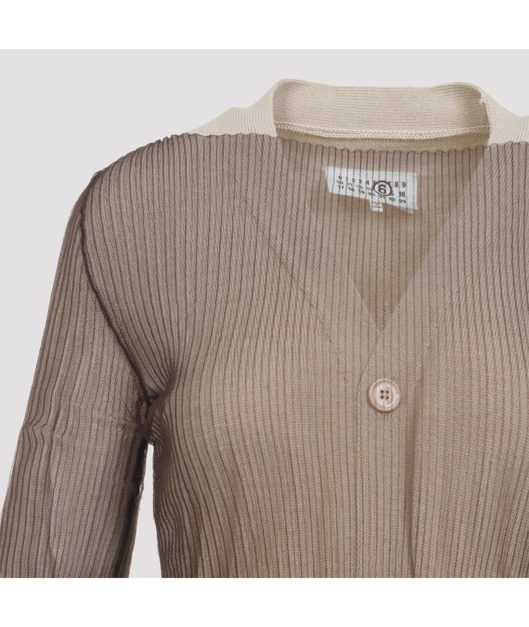 MM6 MAISON MARGIELA Серое полиамидовое повседневное платье, фото 4