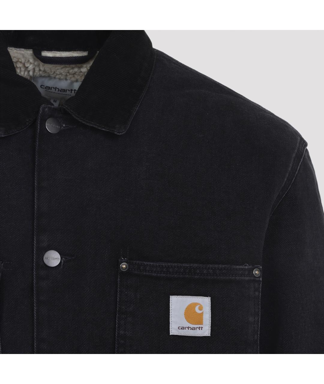 CARHARTT WIP Черная хлопковая куртка, фото 4