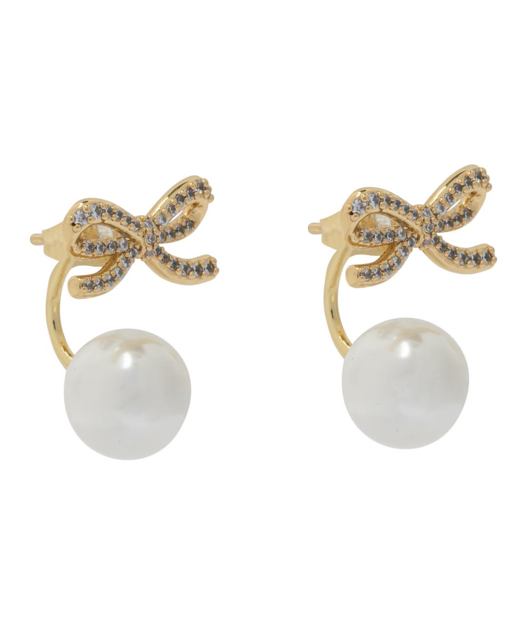 SELF-PORTRAIT Золотые металлические серьги, фото 2