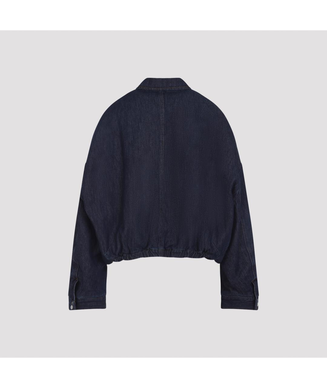 DRIES VAN NOTEN Синяя хлопковая куртка, фото 2