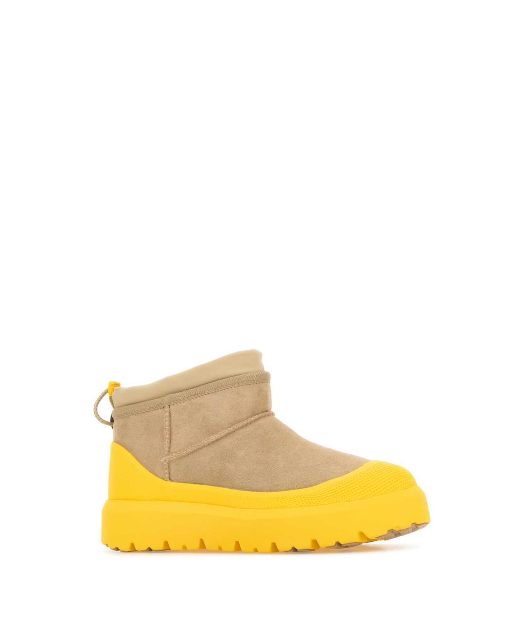 UGG AUSTRALIA Бежевые замшевые низкие ботинки, фото 2