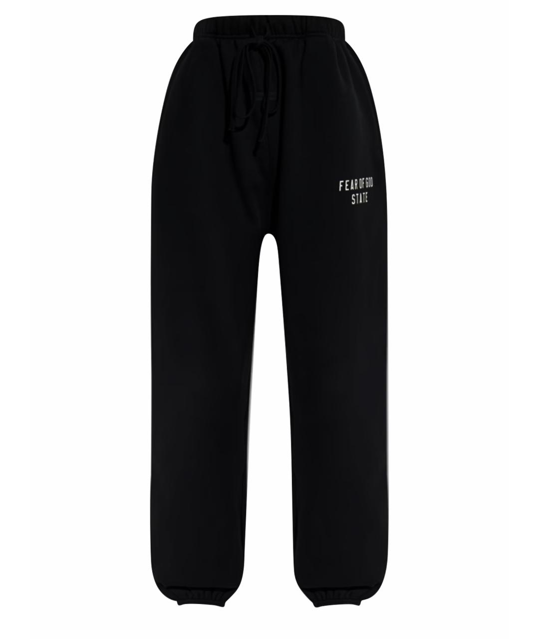FEAR OF GOD ESSENTIALS Черные хлопковые спортивные брюки и шорты, фото 1