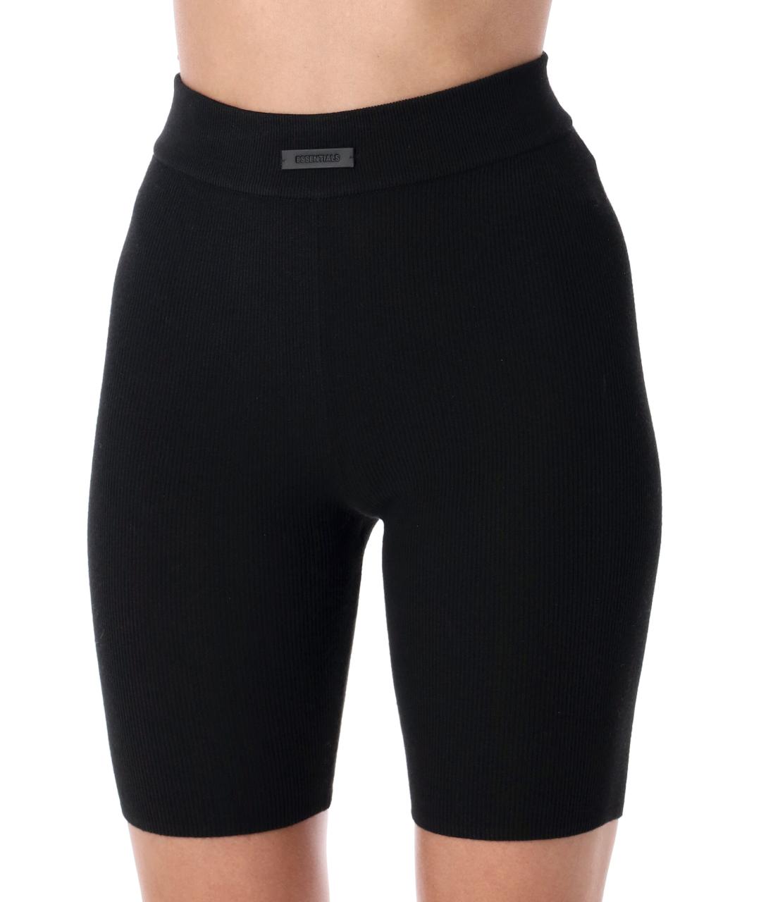 FEAR OF GOD ESSENTIALS Черные полиэстеровые леггинсы и велосипедки, фото 3