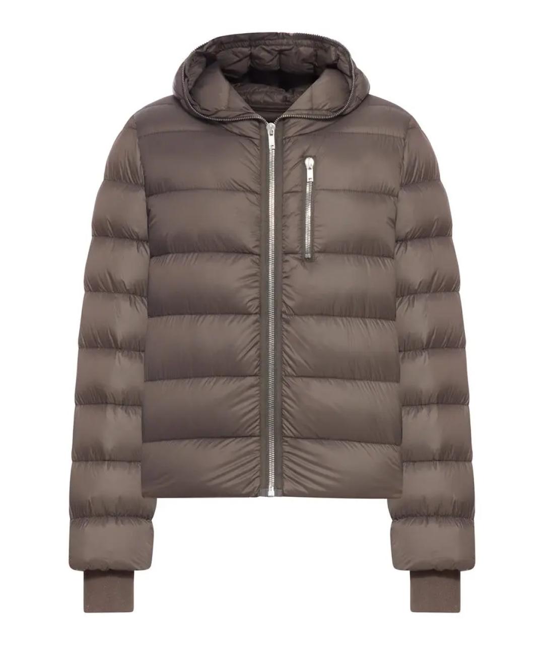 RICK OWENS Хаки полиамидовая куртка, фото 1