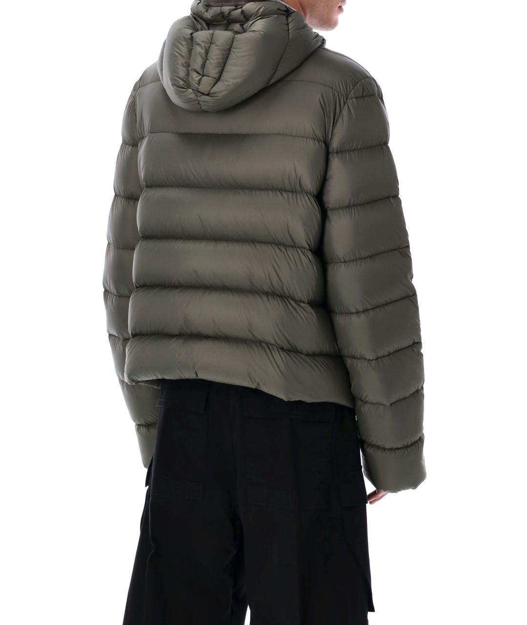 RICK OWENS Хаки полиамидовая куртка, фото 3