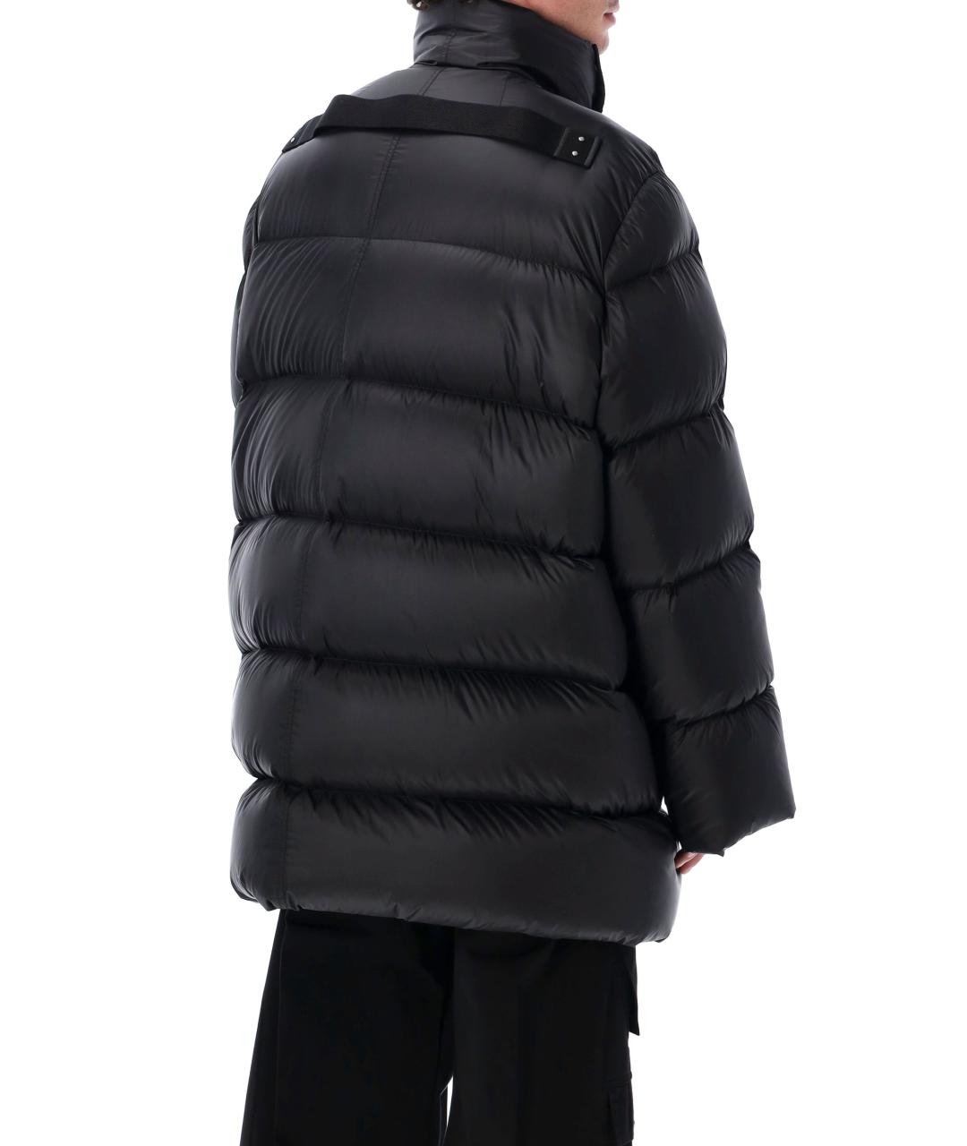 RICK OWENS Черный полиамидовый пуховик, фото 3