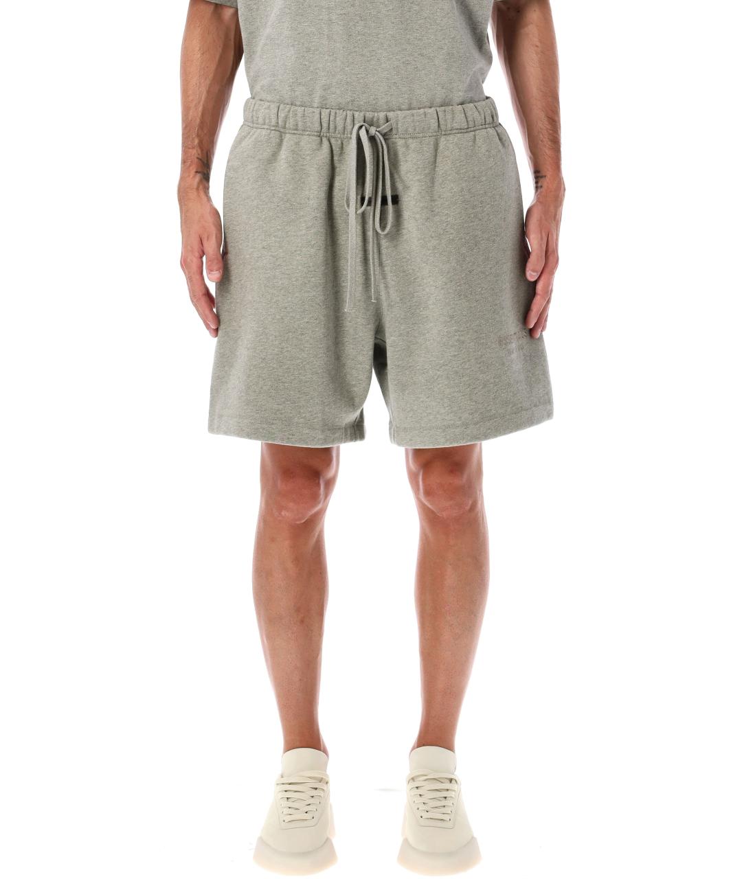 FEAR OF GOD ESSENTIALS Серые хлопковые шорты, фото 4
