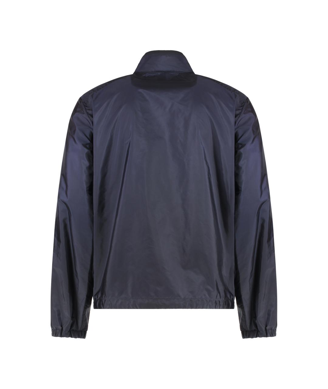 MONCLER Синяя полиамидовая куртка, фото 2