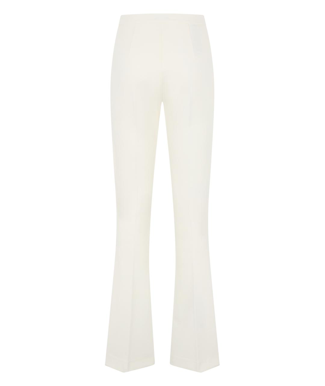 PINKO Белые вискозные брюки широкие, фото 2