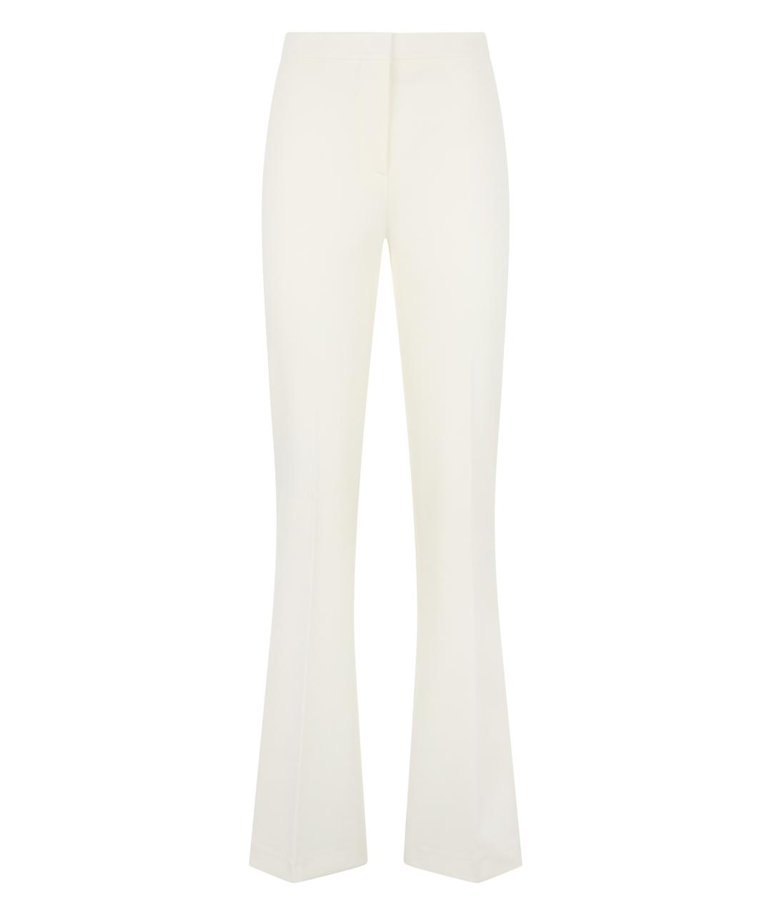 PINKO Белые вискозные брюки широкие, фото 1